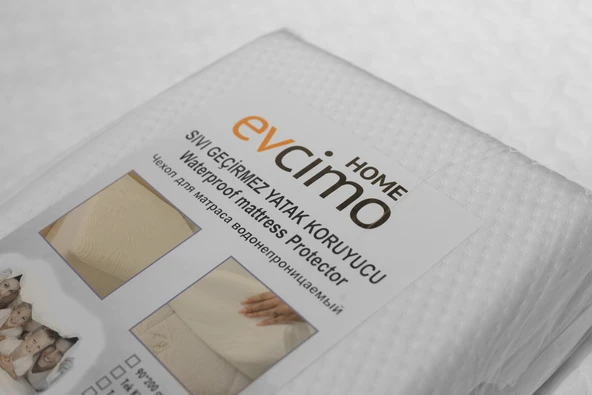 Evcimo Home %100 Sıvı Geçirmez Alez Yatak Koruyucu Battal Boy 200X220 Cm ürün görseli 1