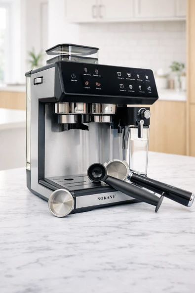 Sokany Dokunmatik Ekranlı Barista Kahve Makinesi SK-04032 ürün görseli 1