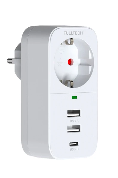 2.4a Çıkışlı 2xusb 1xtype-c Tekli Priz Ftr-17 P83824S7219 ürün görseli 1