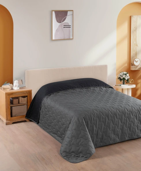 Cotton Collection Çift Kişilik Yatak Örtüsü Luna ürün görseli 1