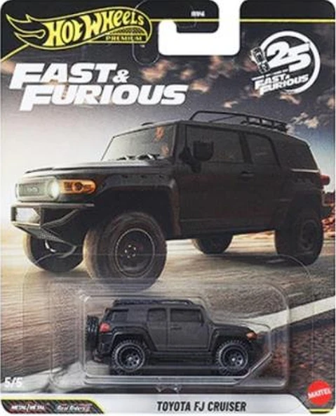 Hot Wheels Premium Fast & Furious 25.yıl Toyota Fj Cruiser Hnw46 Jhw69 La10 Çok Renkli ürün görseli 1