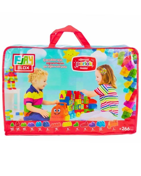Play Blox Parlak Renkler Blok Seti 266 Parça 3011 ürün görseli 1