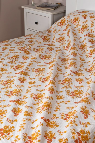 Cotton Collection Tek Kişilik Yatak Örtüsü Solara - Resim 3
