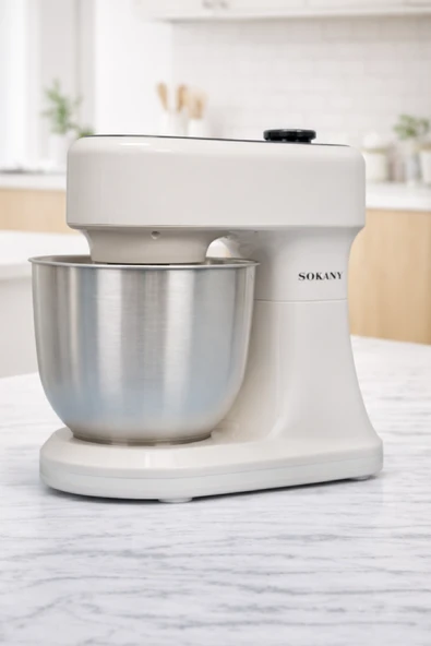 Sokany 6L 1500W Tartılı ve Mayalama Fonksiyonlu Akıllı Stand Mikser SK-05016 ürün görseli 1