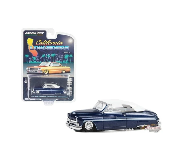 Greenlight 1950 Mercury Fight Chopped Top Convertible 1/64 Model Araba ürün görseli 1
