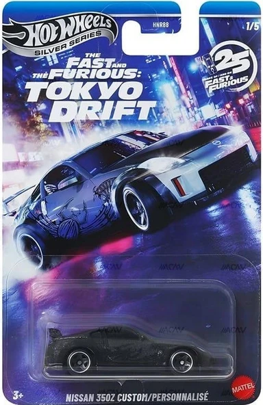 PTTAVM: Hot Wheels 2025 Silver Fast & Furious Tokyo Drift Nissan