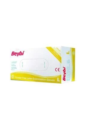 Beybi Pudrasız Lateks Muayene Eldiven Large (100 Lü Paket) ürün görseli 1