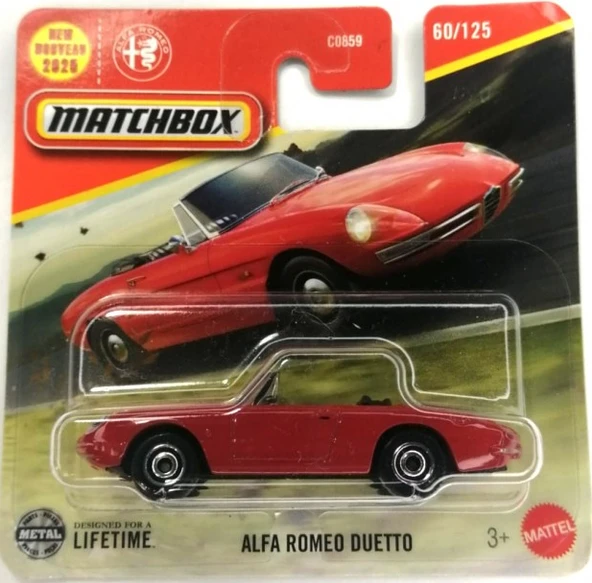 Matchbox Alfa Romeo Duetto Resimdeki Renk ürün görseli 1