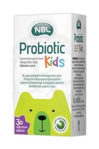 NBL Probiotic Kids 30 Çiğ.Tb. ürün görseli 1