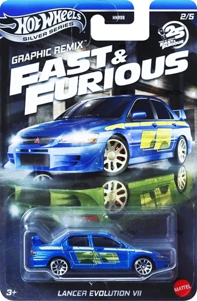 Hot Wheels Silver Series - F&f Graphic Remix 5 - Lancer Evolution Vıı ürün görseli 1