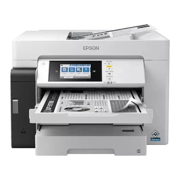 Epson  EcoTank M15180 Wi-Fi + Fotokopi + Tarayıcı A3-A4 Siyah Beyaz Mürekkep Tanklı Yazıcı ürün görseli 1