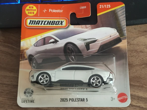 Matchbox 2026 Case 2025 Polestar 5 Beyaz ürün görseli 1