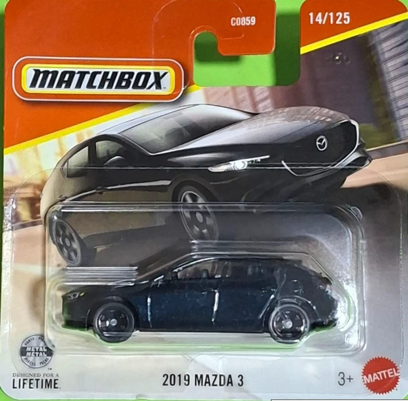 2026 Case Matchbox 2019 Mazda 3 Siyah ürün görseli 1