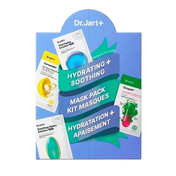 Dr. Jart+ Hydrating + Soothing Mask Pack Kit Nemlendirici & Yatıştırıcı Maske Seti ürün görseli 1