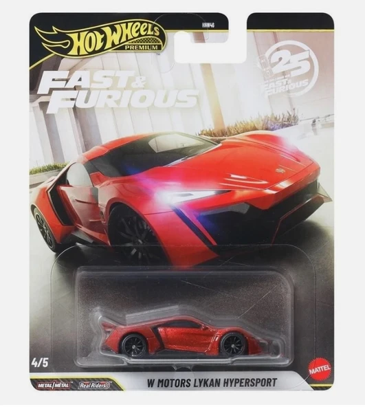 Hot Wheels W Motors Lykan Hypersport Fast & Furious 25th 2026 ürün görseli 1