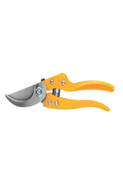 Rtrmax RH05814 Sarı Metal Saplı Bahçe Makası Boy: 20 cm Kesme Çapı: 25 mm ürün görseli 1