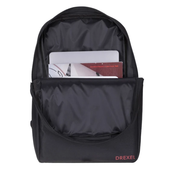 PLM DREXEL 8600 15.6" NOTEBOOK SIRT ÇANTASI SİYAH ürün görseli 1