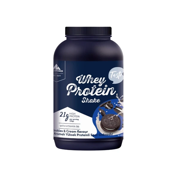 Whey Protein Shake 900 Gr - Kurabiye & Krema Aromalı Protein Tozu ürün görseli 1
