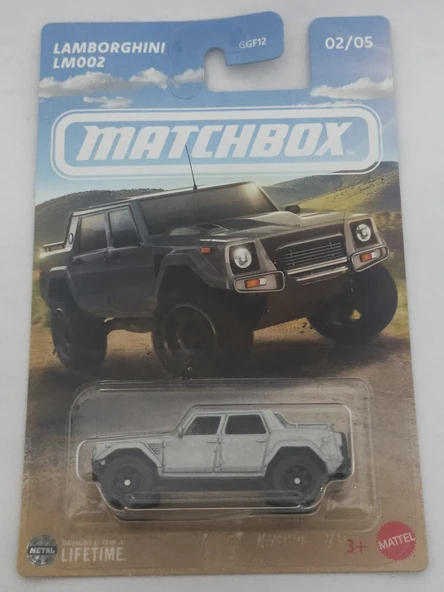 Matchbox Lamborghini Lm002 Silver European Series 2025 Gri ürün görseli 1