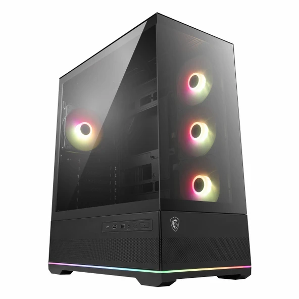 MSI MAG Pano 110R PZ USB 3.2 ARGB ATX Mid Tower Siyah Kasa ürün görseli 1