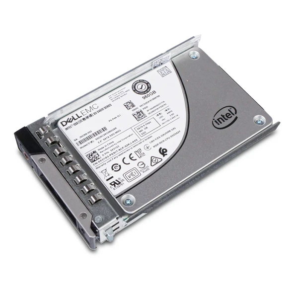 DELL INTEL DC S4600 Series 960GB Sata 6Gbps 2.5'' Server Sunucu SSD SSDSC2KG960G7R J66336-002 0TR3MY ürün görseli 1