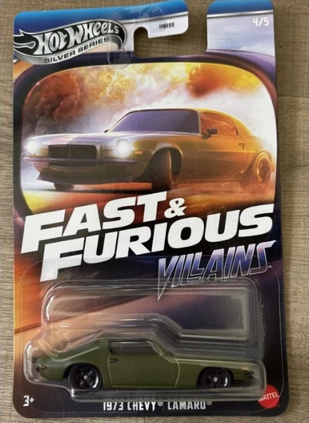 Hot Wheels Fast Furious Villains 1973 Chevy Camaro Hnr88 Jby37 ürün görseli 1