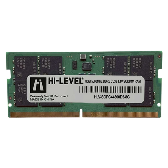 HI-LEVEL HLV-SOPC44800D5/16G 16GB DDR5 5600MHz 1.1V CL46 Ram ürün görseli 1