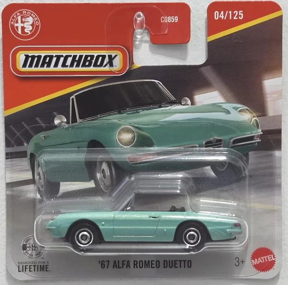 2026 Case Matchbox 67 Alfa Romeo Duetto Turkuaz ürün görseli 1