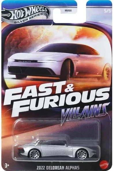 Hot Wheels 2022 Delorean Alpha5 Fast And Furious Gri ürün görseli 1