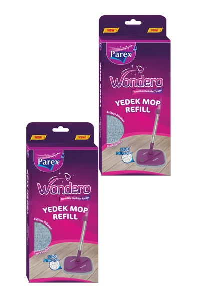 Wondero Yedek Paspas 2'li Mop - Resim 2