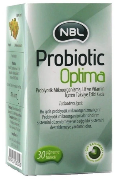 NBL Probiotic Optima 30 Çiğ. Tb. ürün görseli 1