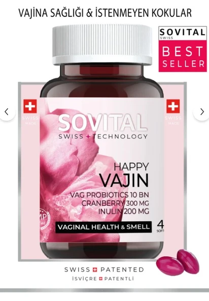 Sovital Happy Vajin 60 Kapsül ürün görseli 1