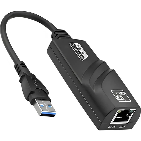 TAPLIN USB 3.0 To Ethernet Dönüştürücü Çevirici Adaptör Gigabit 1000 Mbps ürün görseli 1