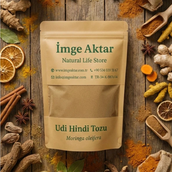 Udi Hindi Tozu - %100 Doğal Öğütülmüş Saf Kust-i Bahri 100g ürün görseli 1