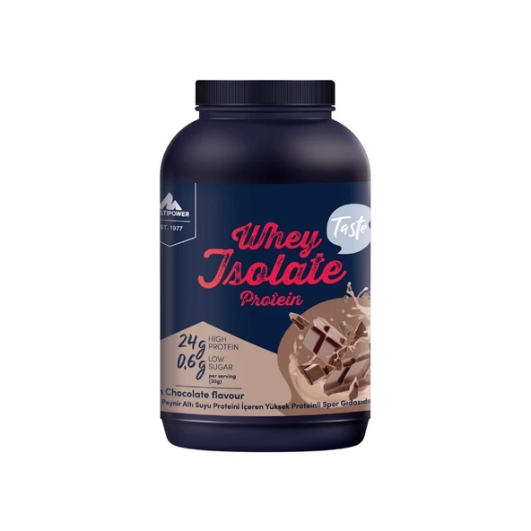 Whey Isolate İzole Protein 900 gr Çikolata Aromalı ürün görseli 1