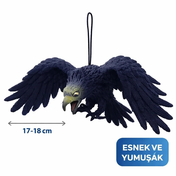 Asılabilir Lateks Kartal Dekor Süsü Siyah 17-18 Cm P85781S8364 ürün görseli 1