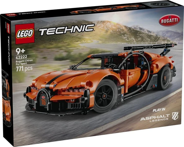 LEGO Technic 42222 Bugatti Chiron Pur Sport ürün görseli 1