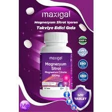 Maxigal Magnezyum Sitrat 120 Tablet - Resim 2