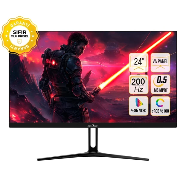 James Donkey Epic E10 23.8'' 200Hz 0.5Ms FHD VA Panel Gaming Monitör (Sıfır Ölü Piksel Garantili) ürün görseli 1