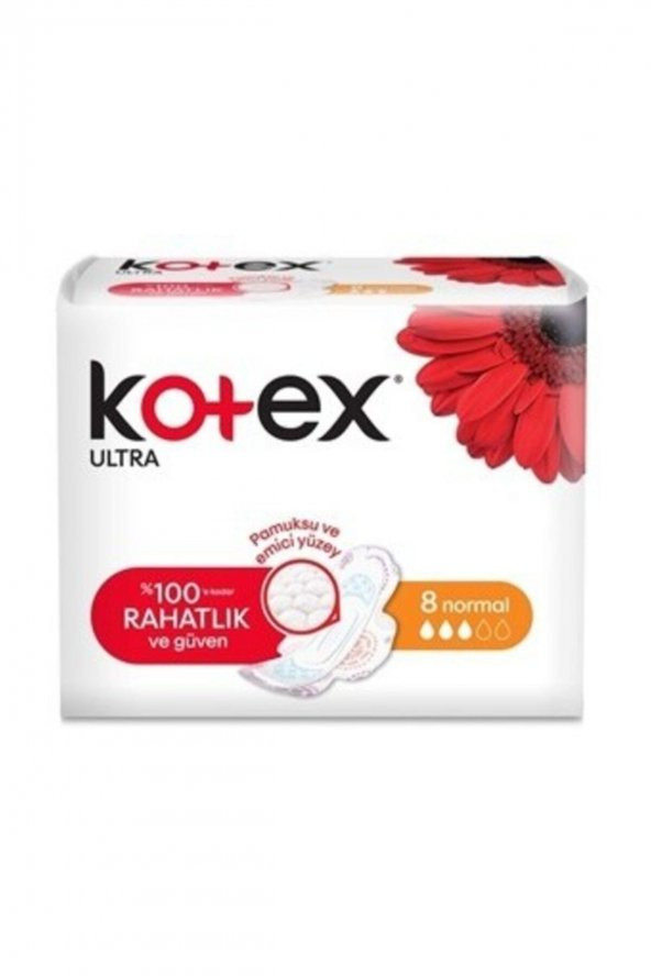 KOTEX Ultra Normal Ped 8li ürün görseli 1