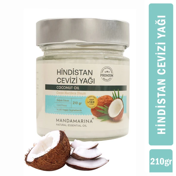 Mandamarina Hindistan Cevizi Yağı 210 ml ürün görseli 1