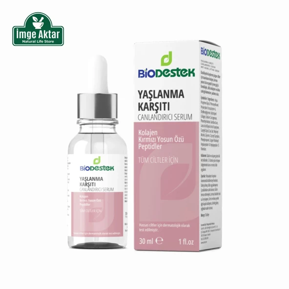 Destek Yaşlanma Karşıtı Kolajen Cilt Bakım Serumu 30 ml - Sıkılaştırıcı Etki ürün görseli 1