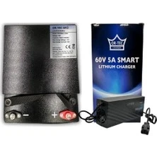 LİTYUM 60V 20 AH AKÜ + ŞARJ CİHAZI E-BİKE(5 ADET 12-24 AKÜ YERİNE KULLANILABİLİR) ürün görseli 1