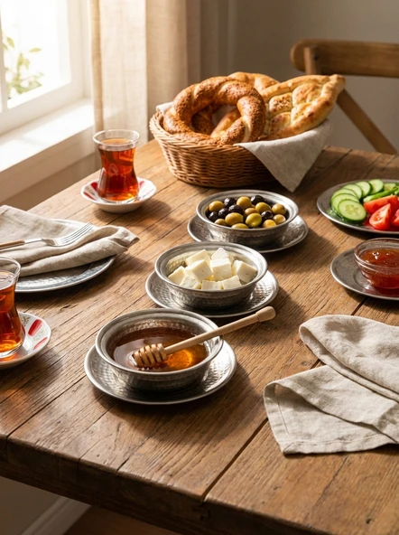 6 parça Otantik Dövme Desenli Çelik Sunum Tabağı Seti  El İşçiliği Servis Kaseleri 16 cm çorba ve servis ürün görseli 1