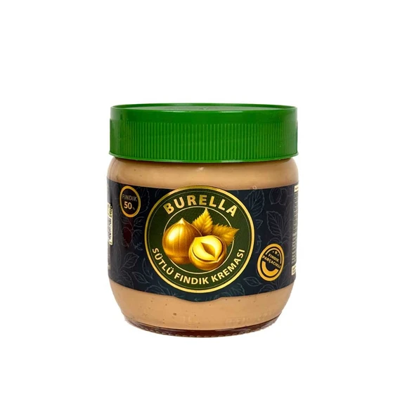 Burella Sütlü Fındık Kreması %50 Fındık Parçacıklı 400g ürün görseli 1