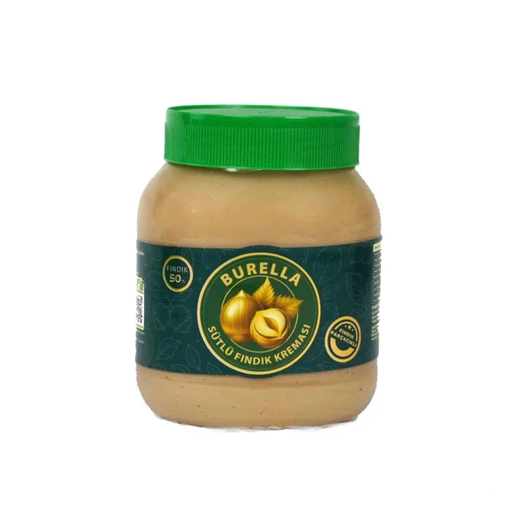 Burella Sütlü Fındık Kreması %50 Fındık Parçacıklı 700g ürün görseli 1