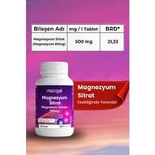 Maxigal Magnezyum Sitrat 120 Tablet - Resim 3