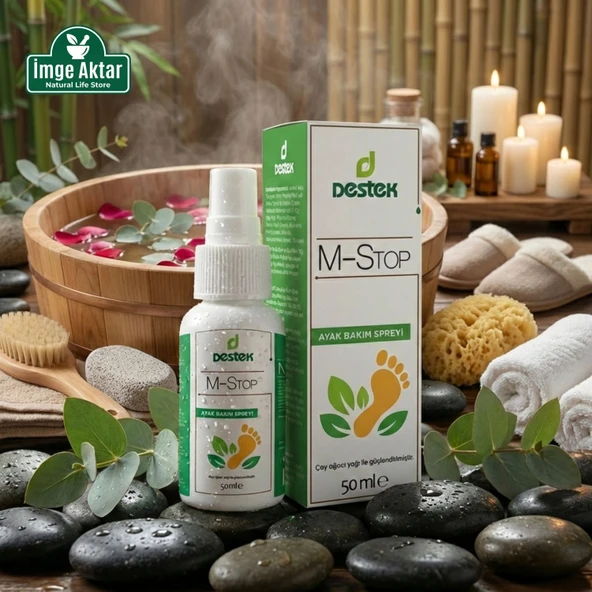 Destek M-Stop Ayak Bakım Spreyi 50 ml - Hijyen ve Koku Karşıtı ürün görseli 1