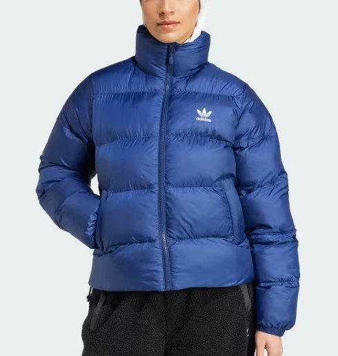 Adidas Adicolor Short Puffer  Mavi Kadın Şişme Mont JD0417 ürün görseli 1