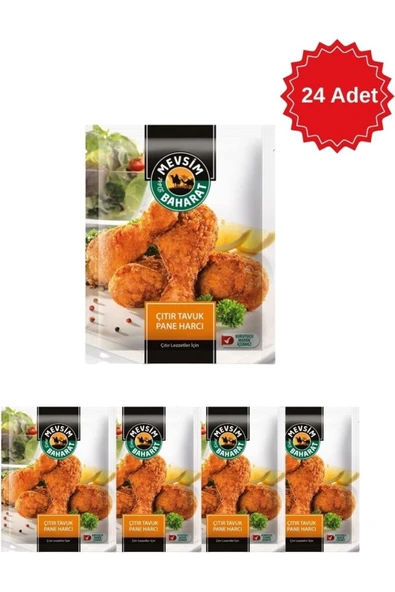 Araz et Çıtır Pane Harcı 90 gr x 24 Adet - Tavuk Balık ve Şinitzel Için Altın Kaplama ürün görseli 1